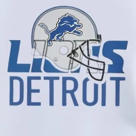 Detroit Lions Helmet Logo 2023 Sweatshirt NFL Crewneck Retro Lions Fan Gift 79 - Picture 2 of 5